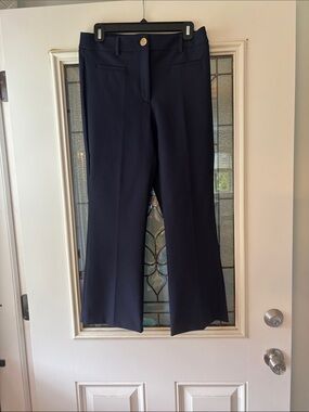 Rachel Zoe Navy Tailored Dress Trousers